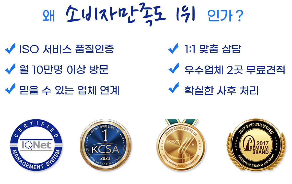 왜 소비자만족도 1위인가